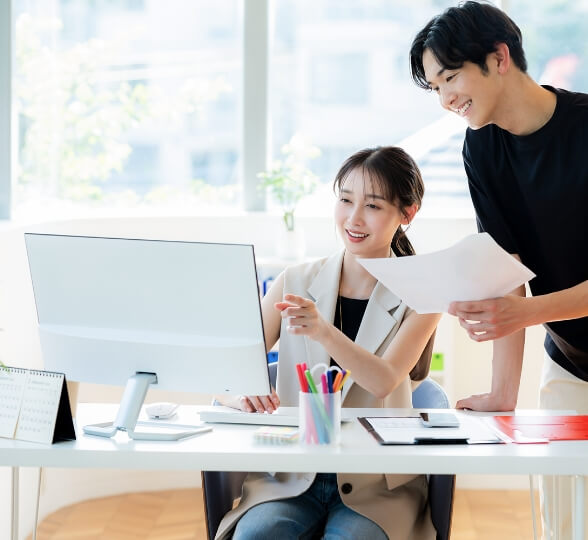 自由で働きやすいオフィス空間を見て、触れて、体感する。